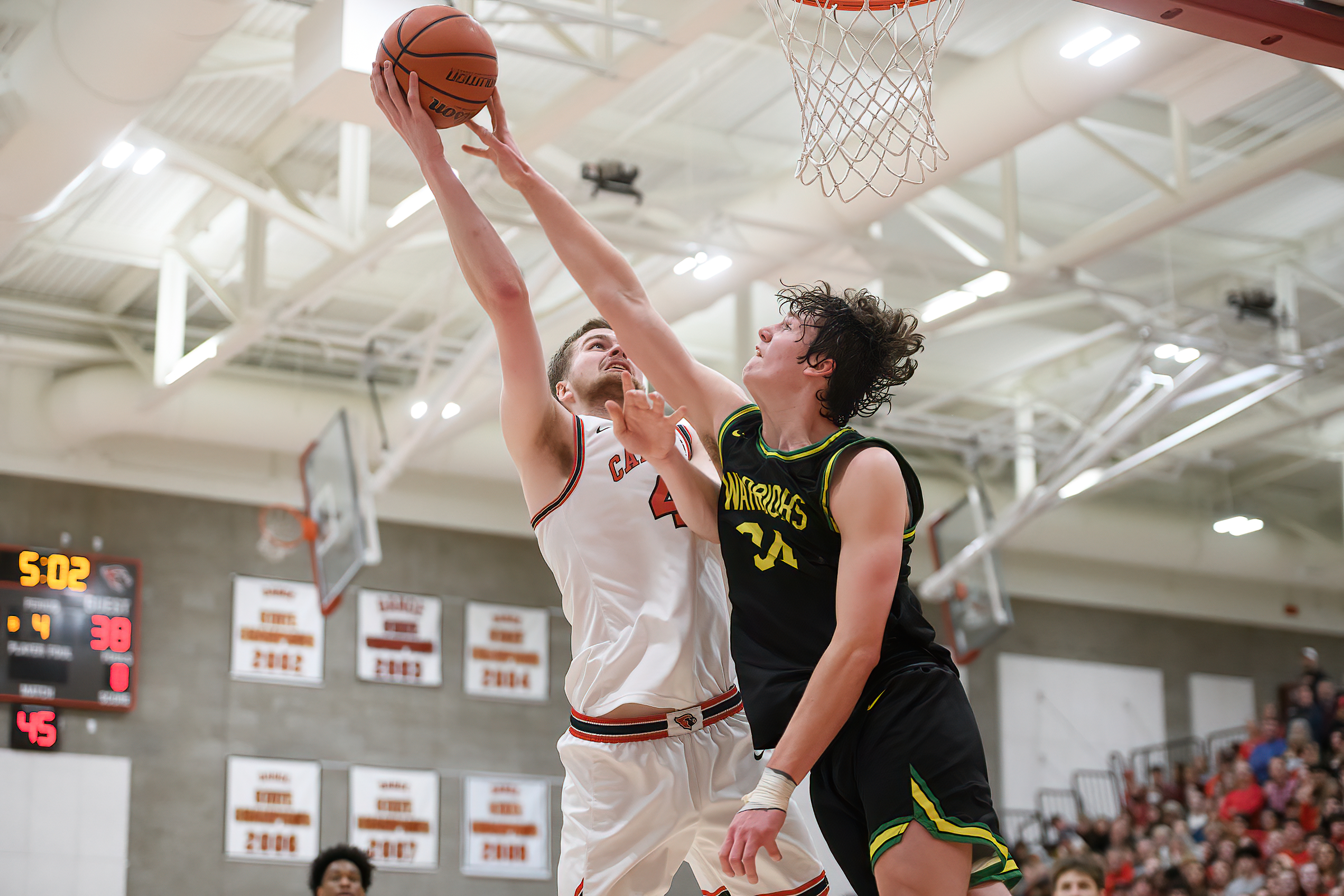 1 Lincoln vs Cleveland boys basketball 6A Oregon second round March 4 2023 Ken Waz 57